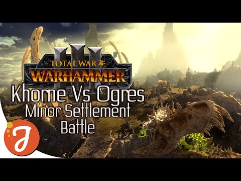 KHORNE Vs OGRE KINGDOMS || Minor Settlement Battle || Total War: WARHAMMER III