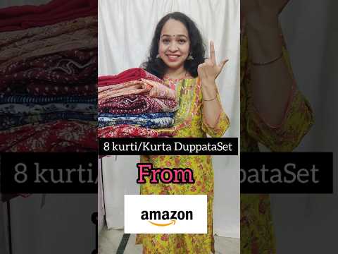 8 Kurti/Kurta Duppata Set From Amazon❤Starting Rs. 274 #amazon #amazonfinds#trending #viral