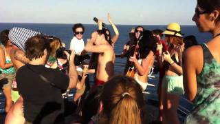 Bruise Cruise Festival 2011 - Black Lips - Pt 3 making of "Go Out and Get It"