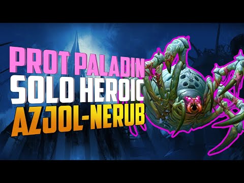 Solo Heroic Azjol-Nerub Prot Paladin POV - WotLK Classic