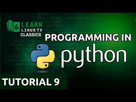 Coding In Python 09 Writing Scripts Learn Linux Tv Classics