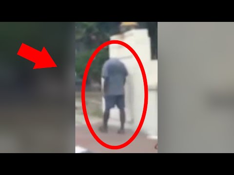 Headless Man Caught on Tape (CREEPY!) Video