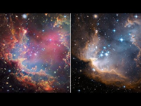 NGC 602 (Hubble and Webb's views) | ESA/Webb