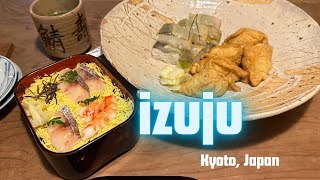 KYOTO FOOD VLOG: Izuju for Kyoto style sushi in Gion. Was it any good