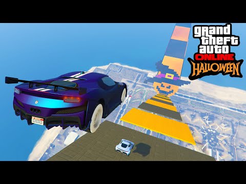 MEGA RAMPA DE HALLOWEEN en GTA Online! FINAL EPICO.. O NO!?