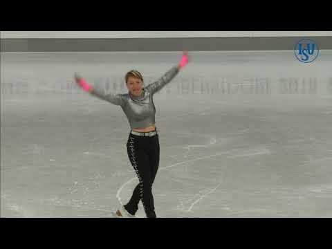 Tatiana KHOVRATOVICH. Oberstdorf 2018. Bronze Ladies III B - Artistic. 3 place