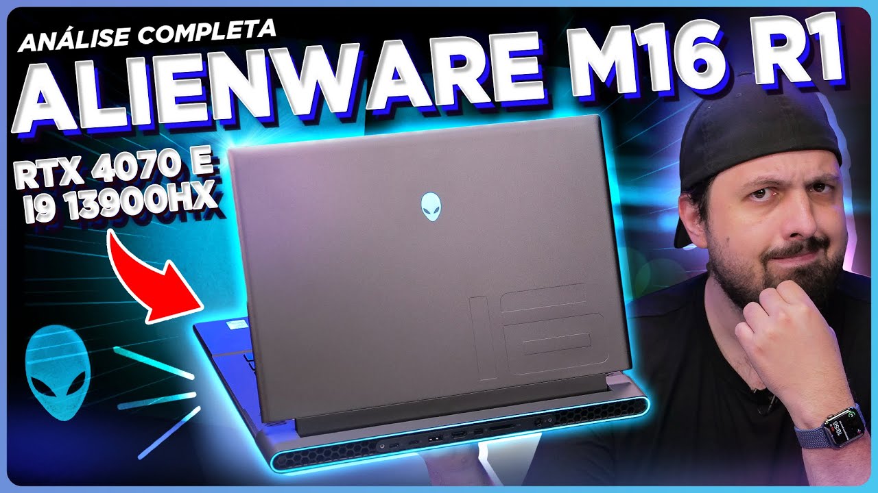 Alienware M16 R1 com RTX 4070: Muita POTÊNCIA para JOGOS, mas… (Análise)