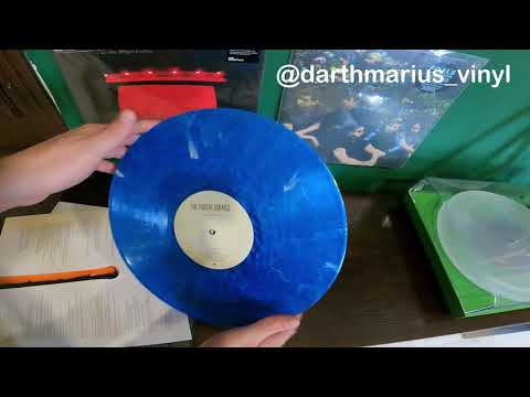 The Postal Service - Give Up (20th Anniversary Blue With Metallic Silver Vinyl Unboxing)
