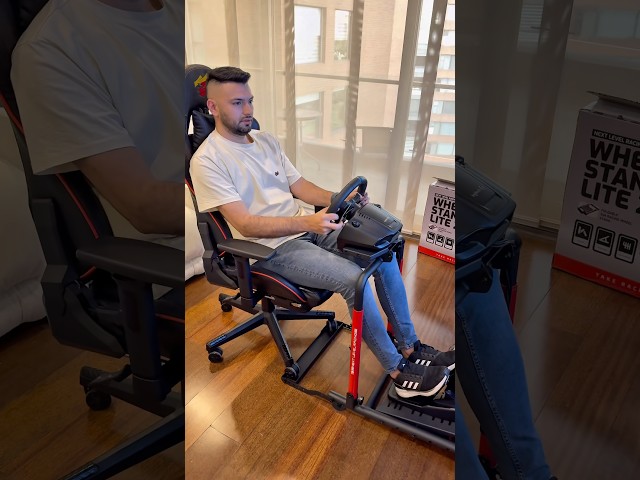 Vídeo relacionado con Dishot Racing Wheel Stand (versión actualizada) Pro Shifter Altura Ajustable Simulador de conducción Cabina Compatible con Logitech G25 G27 G29 G920 T300RS T500 T3PA TGT FANATEC Gaming Cockpit