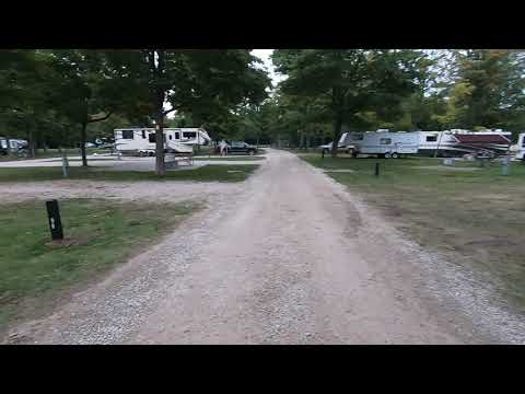 A short walk through campground showing various types of sites.