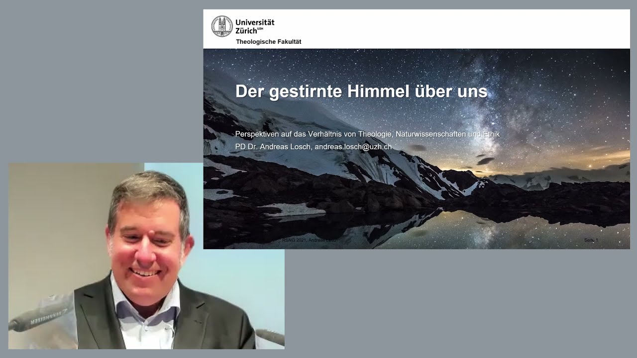 Losch: Der gestirnte Himmel über uns – zum Verhältnis von Theologie, Naturwissenschaften und Ethik