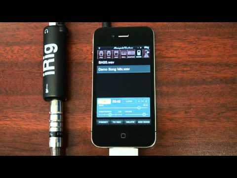 Practicing Songs with AmpliTube 2 for iPhone - Your Guitar Recording Studio Always In Your Pocket