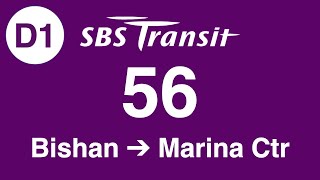 Remastered: SBS Transit Trunk 56 Direction 1 Hyperlapse