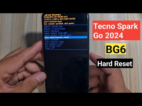 Tecno Spark Go 2024 Hard Reset || Tecno Bg6 Hard Reset || Tecno Bg6 Password, Pin , Pattern unlock