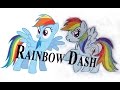 Рисуем Rainbow Dash (Рэйнбоу Дэш) из мультика Май Литл Пони (My ...