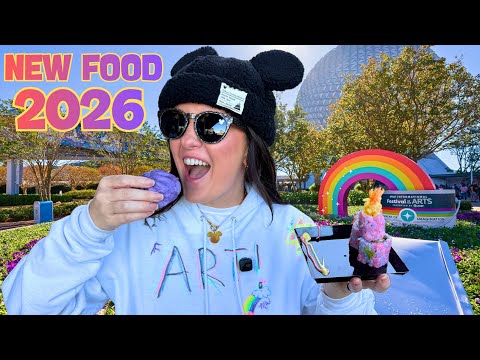 NEW EPCOT Festival Of The Arts Food | Opening Day Must-Try Picks 2026