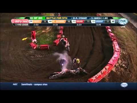 ° Barcia vs M.Stewart ° Supercross Daytona 2014