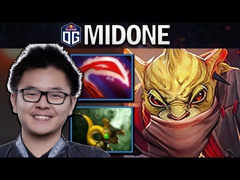 OG.MIDONE BOUNTY HUNTER OFFLANER - DOTA 2 7.24 GAMEPLAY