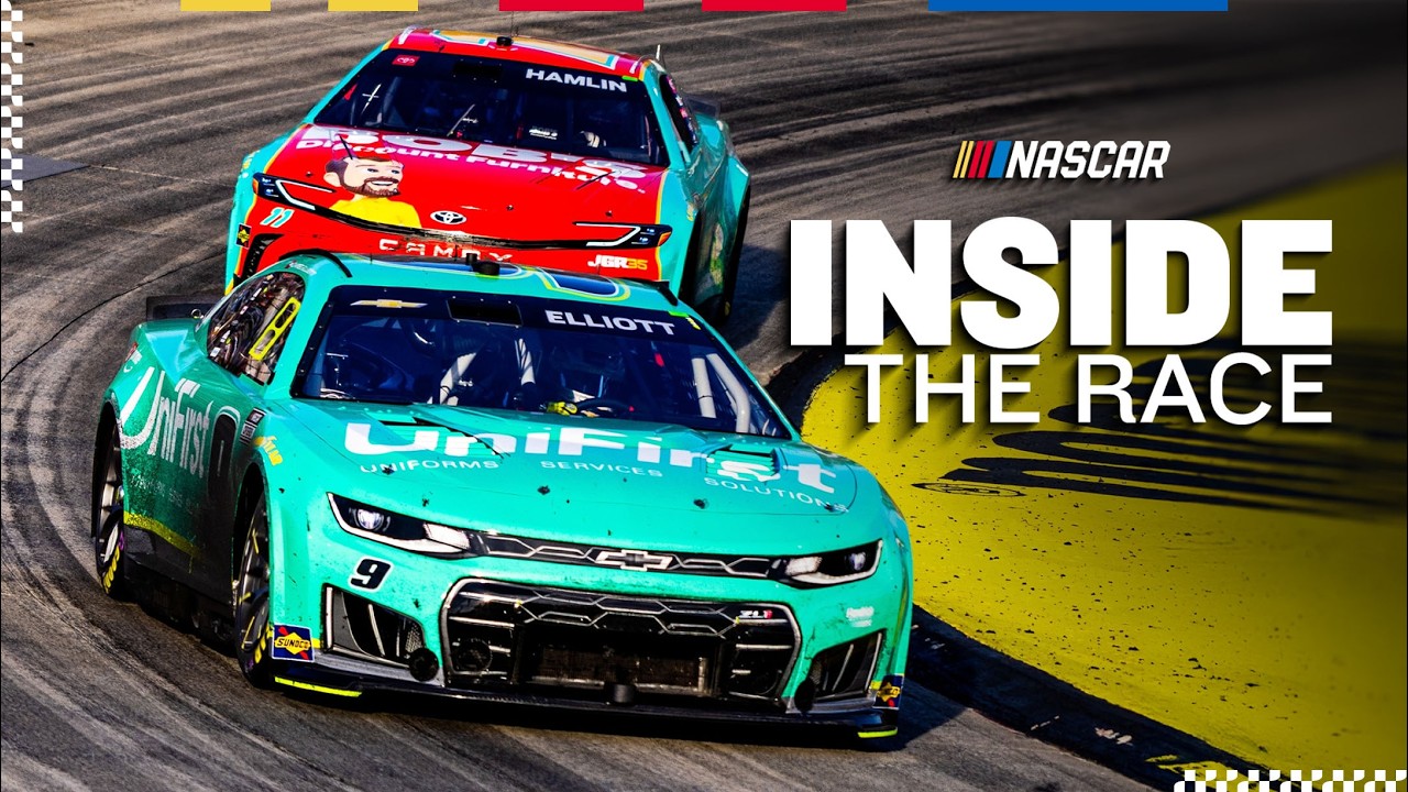 Video thumbnail for Chase Elliott Takes Late Win Over Dominant Denny Hamlin | NASCAR Inside the Race