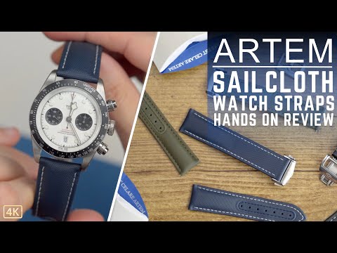 ARTEM Sailcloth Straps: hands on review | tested on TUDOR, HAMILTON,…