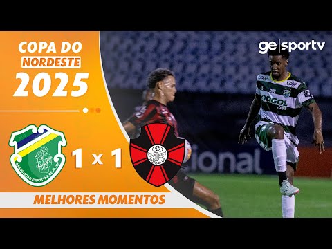 ALTOS 1 X 1 MOTO CLUB-MA | MELHORES MOMENTOS | COPA DO NORDESTE 2025 | ge.globo