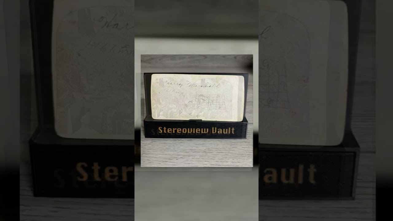 In the Garden of Gethsemane Stereoview, c. 1900s Video