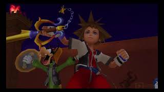 The Captain clashing in the coliseum in Kingdom Hearts complete collection (part 1:8) Yufie don't hu