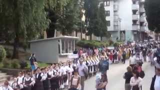 preview picture of video 'Višegrad: Festival folklora 2014 - DEFILE'