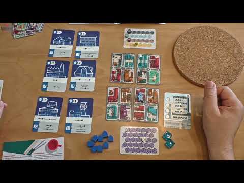 Let's Play: MicroCity #002 - Solo Base Game + Logistics Expansion