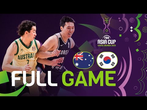 Group Phase | Australia v Korea | Full Basketball Game | FIBA Asia Cup 2025