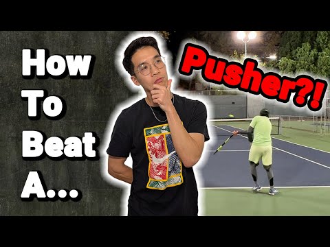 How to BEAT a PUSHER 101 | USTA 4.5 Match Commentary