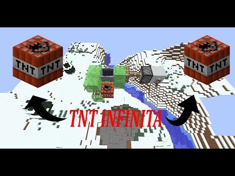 Minecraft TUTORIAL - Come fare un generatore di tnt inifnita