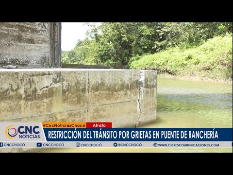 Cierre en el puente de la ranchería vía certegui- Quibdó