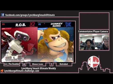 LSW - Retrobot (ROB) vs. The Boulder (Donkey Kong) - Winner's Semis - Ult Singles (2/22/19)
