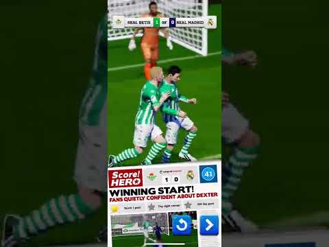 Score! Hero - Transfer in LaLiga - Betis vs Real Madrid - iPhone Gameplay