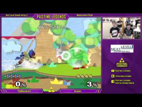NLSS3 Melee LF: TheManaLord (Falco/Zelda) vs Asylum (Fox/Marth)