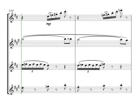 Sy Brandon - Shenanigans for Saxophone Quartet