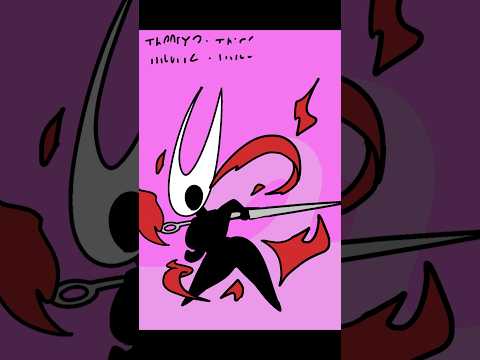 Whats under the cloak??? 🐝 #animation #meme #art #hollowknight #silksong