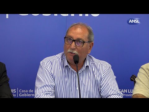 Ricardo Callegaro, intendente de El Volcán y Gabriel Cantisani, integrante de la Organización