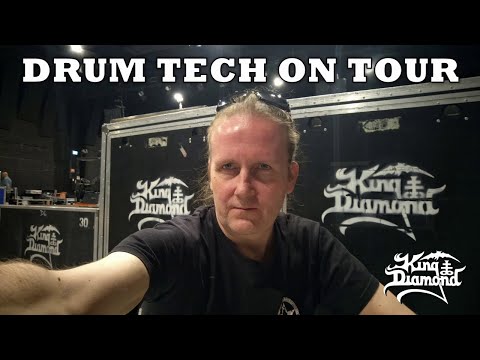 DRUM TECH ON TOUR : Working for KING DIAMOND - episode 1