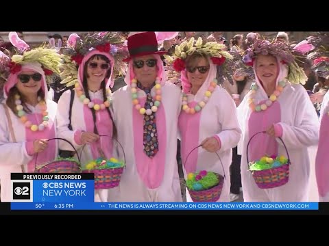 Thousands gather in Manhattan for Easter Bonnet Festival