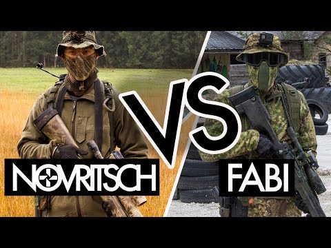 NOVRITSCH vs. SNIPERBUDDY FABI | Airsoft Sniper Duel