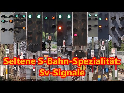 Rare S-Bahn specialty: Sv signals