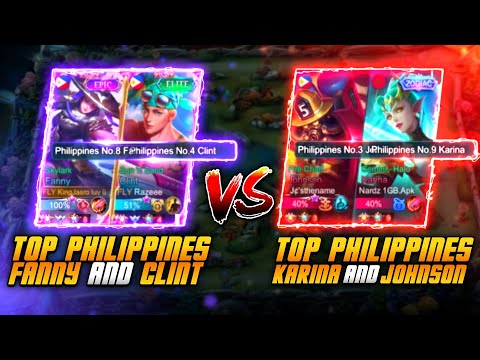 KINGJASRO NAKALABAN ANG TOP PHILIPPINES JOHNSON AND KARINA?! GRABE GALAW! - Mobile Legends