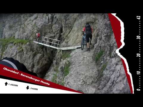 Transalp 2016, Tag 1 (Oberstdorf – Ravensburger Hütte)