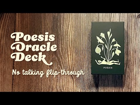 Poesis Oracle Deck ☆ No talking flipthrough