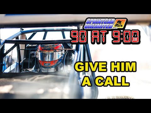 SprintCarUnlimited 90 at 9 for Wednesday, October 30th: Zeb Wise's phone should be ringing