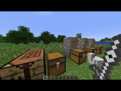 Mine Craft Mod Show Case Extendable Crafting table