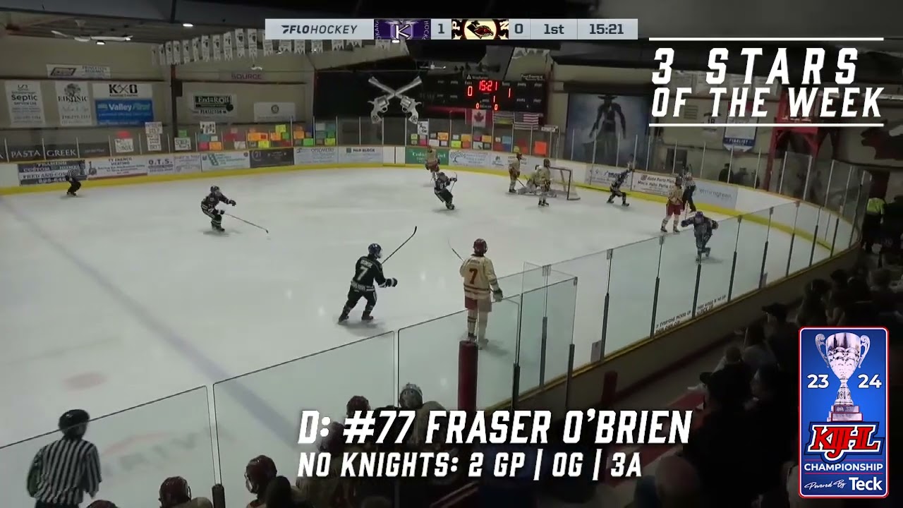 Hudl Instat KIJHL 3 Stars - March 10/24