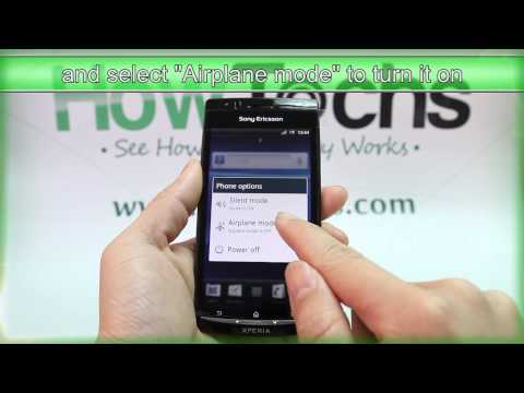 How to Turn On Airplane Mode on Sony Ericsson Xperia arc